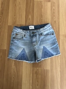 Hudson Girls Denim Jean Blue Shorts Size 10 FREE SHIPPING - Picture 1 of 7