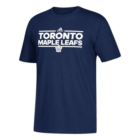Toronto Maple Leafs NHL Adidas Dassler Team Graphic Men's Blue T-Shirt Cover