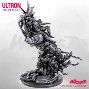 Ultron Resin Scale Modellbausatz unbemalt 3D Druck - Bild 1 von 7