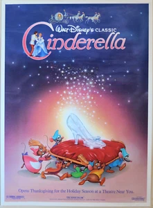 WALT DISNEY'S CINDERELLA movie poster 20x27" - Picture 1 of 1