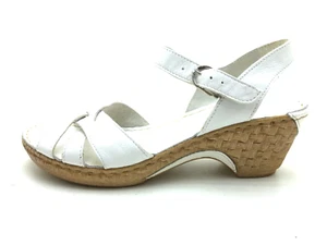 Aeros me! Damen Sandale Sandalette Pantolette Weiß Gr. 40 (UK 6,5) - Bild 1 von 5
