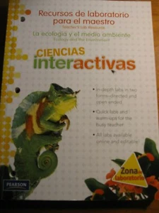 NEW Ciencias interactivas La ecologia y el medio ambiente Para el maestro - Picture 1 of 9