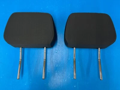 Chevrolet Silverado GMC Sierra 2019-2024 reposacabezas delantero izquierdo y derecho tela negro Foto 1 de 4