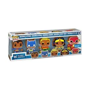 FUNKO POP! DC SUPERHEROES GINGERBREAD Superman Batman Aquaman Wonder Woman Flash - Picture 1 of 1