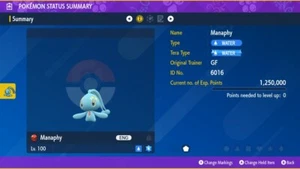 💧Evento GF Manaphy 2016 | Pokémon Escarlata y Violeta💧 - Imagen 1 de 4