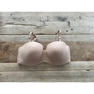 Victoria's Secret PINK Praline Beige 34DD Wear Everywhere Lined Strapless Bra - Picture 1 of 2