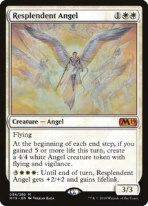 MTG Magic the Gathering Resplendent Angel (34/339) Core Set 2019 LP - Picture 1 of 1