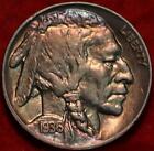 Uncirculated 1936 Philadelphia Mint Buffalo Nickel Nice Color