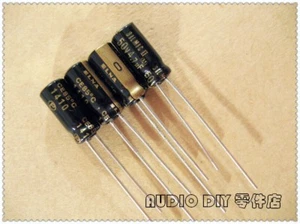 10pcs/100pcs ELNA Black Gold SILMIC II 4.7uF/50V Audio DIY Capacitor 5x11mm - Bild 1 von 2