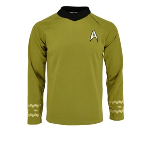 For The Original Series Captain Kirk Gold Shirts Uniform Starfleet Red Blue Tops - Picture 1 of 26