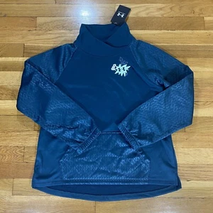 NEW Under Armour Sweatshirt Pullover Top Girls Size X-Large XL Blue Mock Neck - Imagen 1 de 10