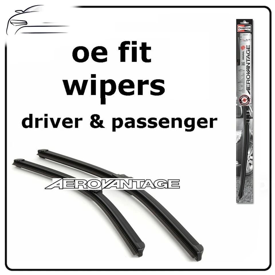 VW Tiguan 07- PAQUETE DOBLE LIMPIAPARABRISAS PLANO CHAMPION AEROVANTAGE AFR6053A Foto 1 de 1