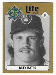 BILLY BATES 1994 MILWAUKEE BREWERS MILLER BREWING **FREE SHIPPING**
