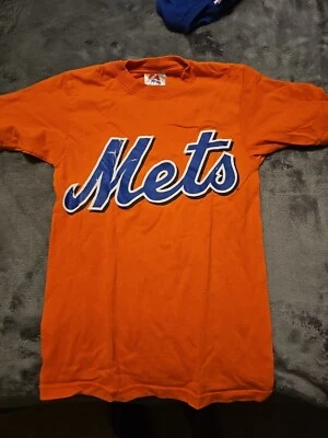 Camiseta New York Mets Youth tamanho pequeno - Imagem 1 de 2