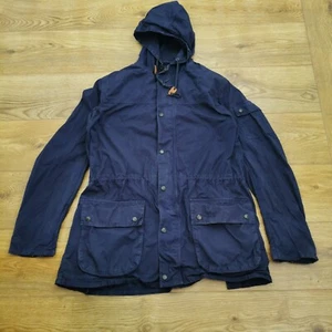 Chaqueta Barbour Cowen Commando para Hombres XL Azul Marino Utilidad Bolsillos de Carga de Campo - Imagen 1 de 11
