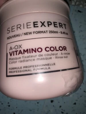 Mascarilla L'Oreal Professionnel Vitamino A-OX 8,4 fl oz. Mascarilla capilar -Ver fotos- Nueva Foto 1 de 4