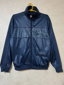 Adidas Originals Firebird Chile 62 Giacca Vintage Uomo Blu Track Zip Taglia M - Foto 1 di 9