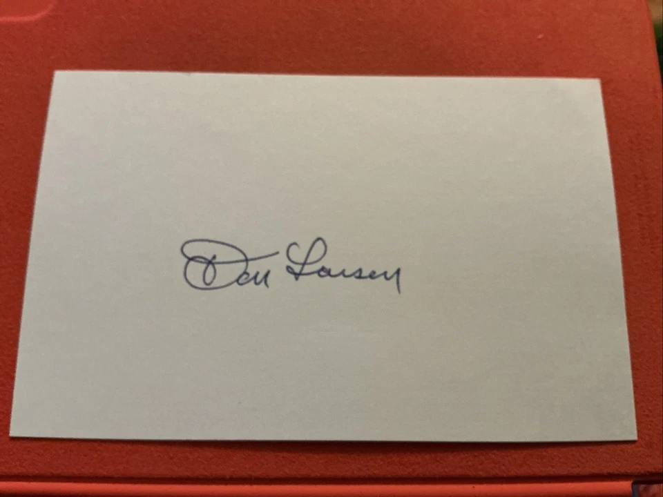 Don Larsen 🔥🔥1953 MLB Debut 🔥🔥N. Y. Yankees🔥🔥HOF🔥🔥🔥🔥🔥🔥🔥🔥🔥 - Image 1 of 1