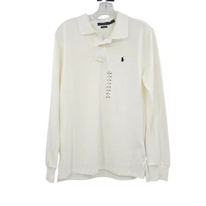 Polo Ralph Lauren Kids 100% Cotton Classic Fit Polo Shirt White Large - Picture 1 of 10