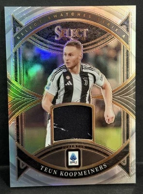 2024-25 Panini Select Serie A Juventus Teun Koopmeiners Select Swatches Silver - Image 1 of 4