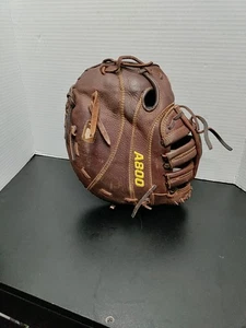 Guante Wilson A800 SoftFit Catchers 12’ marrón lanzamiento para zurdos - Imagen 1 de 6