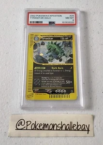 Tyranitar 29/165 - Expedition Set *PSA 8 - NM-MT* Holo Rare Pokemon Card - Picture 1 of 7