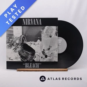 Nirvana Bleach A¹ B¹ Limited Edition LP Album Vinyl Record TUPLP6 - EX/EX - Picture 1 of 8
