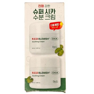 Dr. G Red Blemish Soothing Cream 50ml x 2 Sealed In Box Exp. 10/2026 - Image 1 of 3
