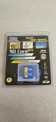 New ATP Super High Speed Professional Grade 512MB SD Card Pro - Image 1 of 2