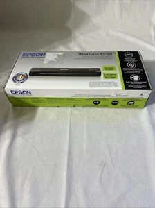 Epson ES-50 WorkForce Portable Document Scanner - Black SEALED Don’t Miss Out!!! - Picture 1 of 6