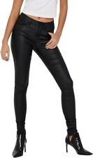 ONLY Women's Anne K Mid Waist Coated Jeans Noos Skinny Slim Black 26W / 30L