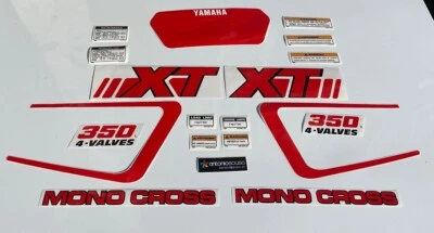 Yamaha XT 350 1985 1987 pegatinas autocollantes calcomanías gráficos Foto 1 de 3