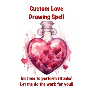 CUSTOM LOVE đź’•DRAWING CONJURE SPELL RITUAL! NOW, I Can PERFORM RITUAL FOR YOU - Picture 1 of 4
