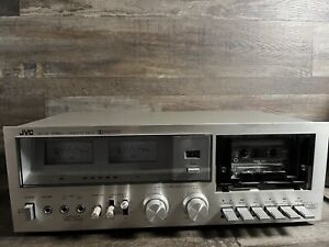 JVC KD-25J Vintage Stereo Cassette Deck Silver - Japan Working *read*