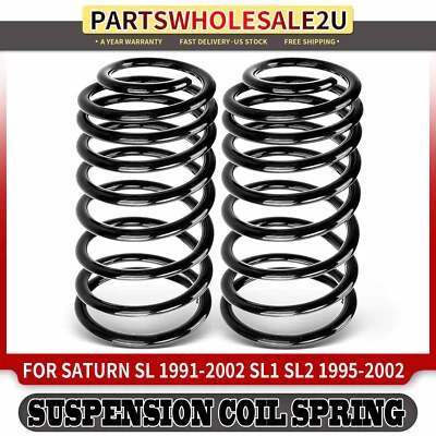 2 件后左右线圈弹簧套件适用于 Saturn SC1 SC2 SL SL1 SL2 SW1 SW2 1.9L — 第 1/4 张图片