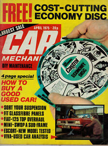 Car Mechanics Magazine 1975 April Escort Mk2 Test Mini Sub Frame Swop 2904F