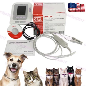CONTEC08VET Veterinary Digital Blood Pressure Monitor,6-11cm Cuff,Vet Spo2 Probe - Picture 1 of 8