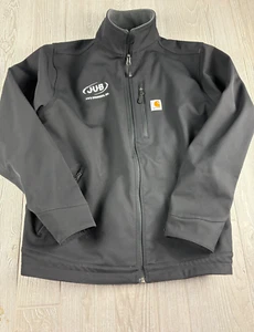 Carhartt Jacket Men’s Softshell Black Zip Up Jacket Coat Size XL - Picture 1 of 10