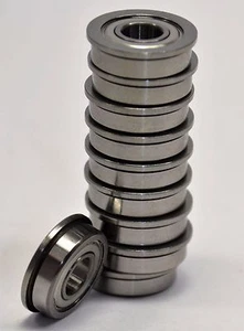 FR8-ZZ C3 Flanged Premium Shielded Ball Bearing, 1/2"x1-1/8"x5/16" (Qty. 10) - Picture 1 of 2