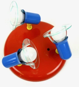 VERY RARE STUNNING VINTAGE POSTMODERN MEMPHIS AGE 3 SPOT CEILING LAMP 80S - Zdjęcie 1 z 5