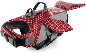 Dog Life Jacket Handle Adjustable Dog Life Vest for Swimming up to 15 Pounds - Picture 1 of 8