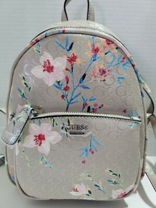 guess flower backpack
