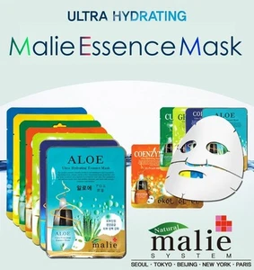 10 Packs Moisture Essence Face Mask Sheet Collagen Korea Beauty Facial Skin Care - Picture 1 of 22
