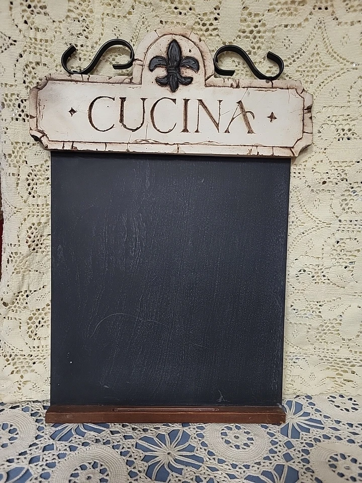 Vintage Kitchen Chalk Board Wall Decor " CUCINA" - Image 1 of 4