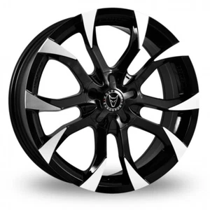 4X Mazda 3 2009 to 2013 Alloy Wheels - 18" Wolfrace Assassin Black/Polished - Picture 1 of 1