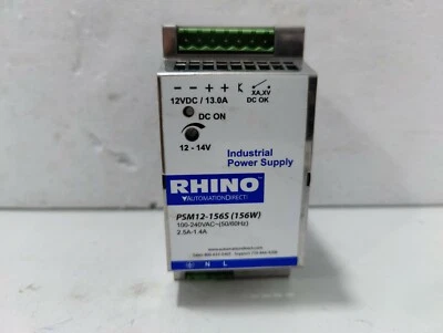 Rhino PSM12-156S Industrielle Netzteil 100-240VAC 50/60Hz 2.5A-1.4A - Image 1 of 3
