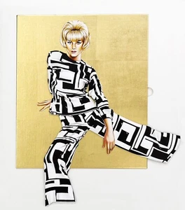 Mel Ramos "Pucci Pants" 2015 | Three-Dimensional Lithograph with Gold Leaf - Picture 1 of 7