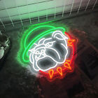 20 "Niestandardowy neon Znak Kapelusz Pies LED Lampka nocna BAR KTV PUB Home Party Wall Decor