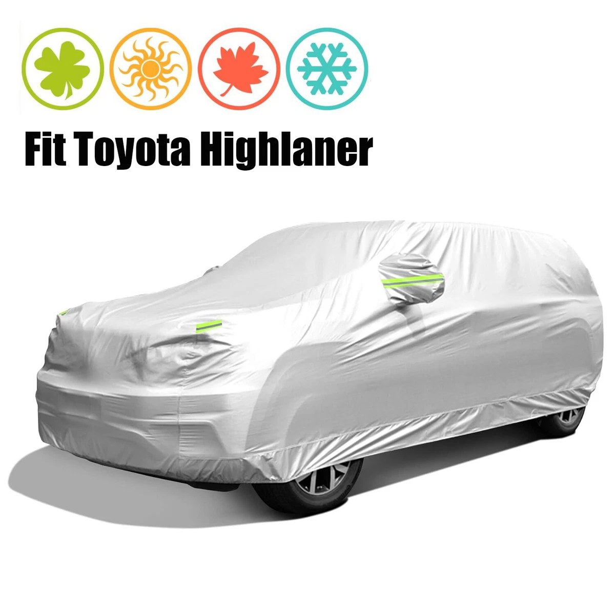 VASA NAMA Funda De Coche Exterior Para SUV, Cubierta Para Coche Impermeable Con Forro De Algodón