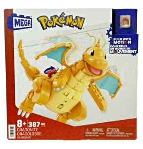 MEGA Pokemon Dragonite Figure with Motion Building Brick Toy Set -mm - Picture 1 of 8